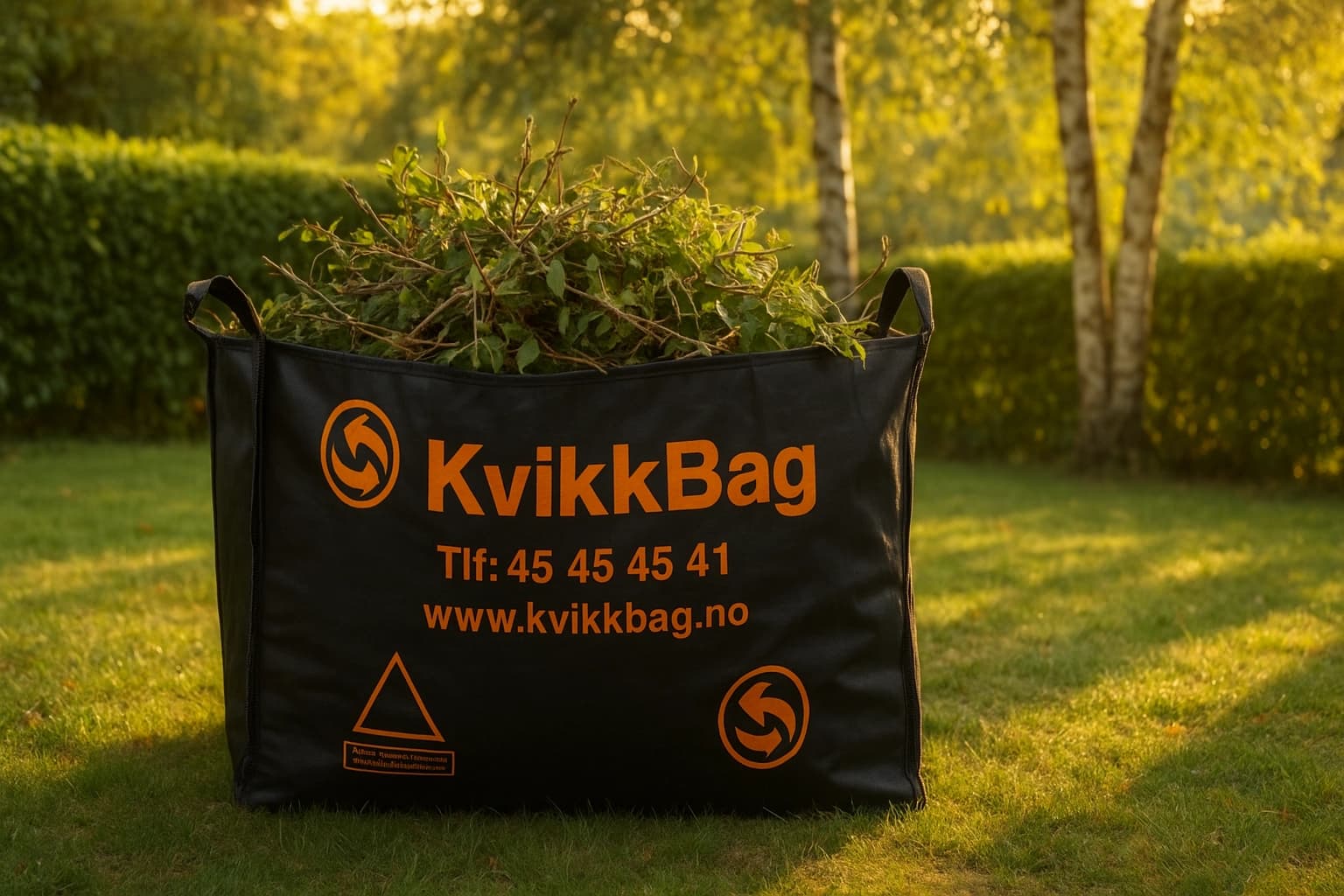 KvikkBag Pro på byggeplass