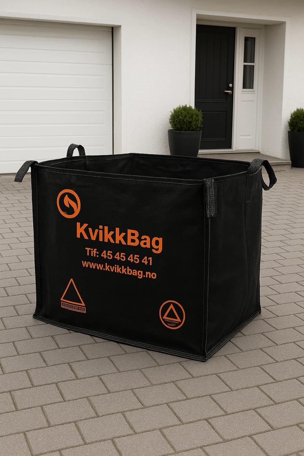 Detaljer – slitesterk avfallssekk